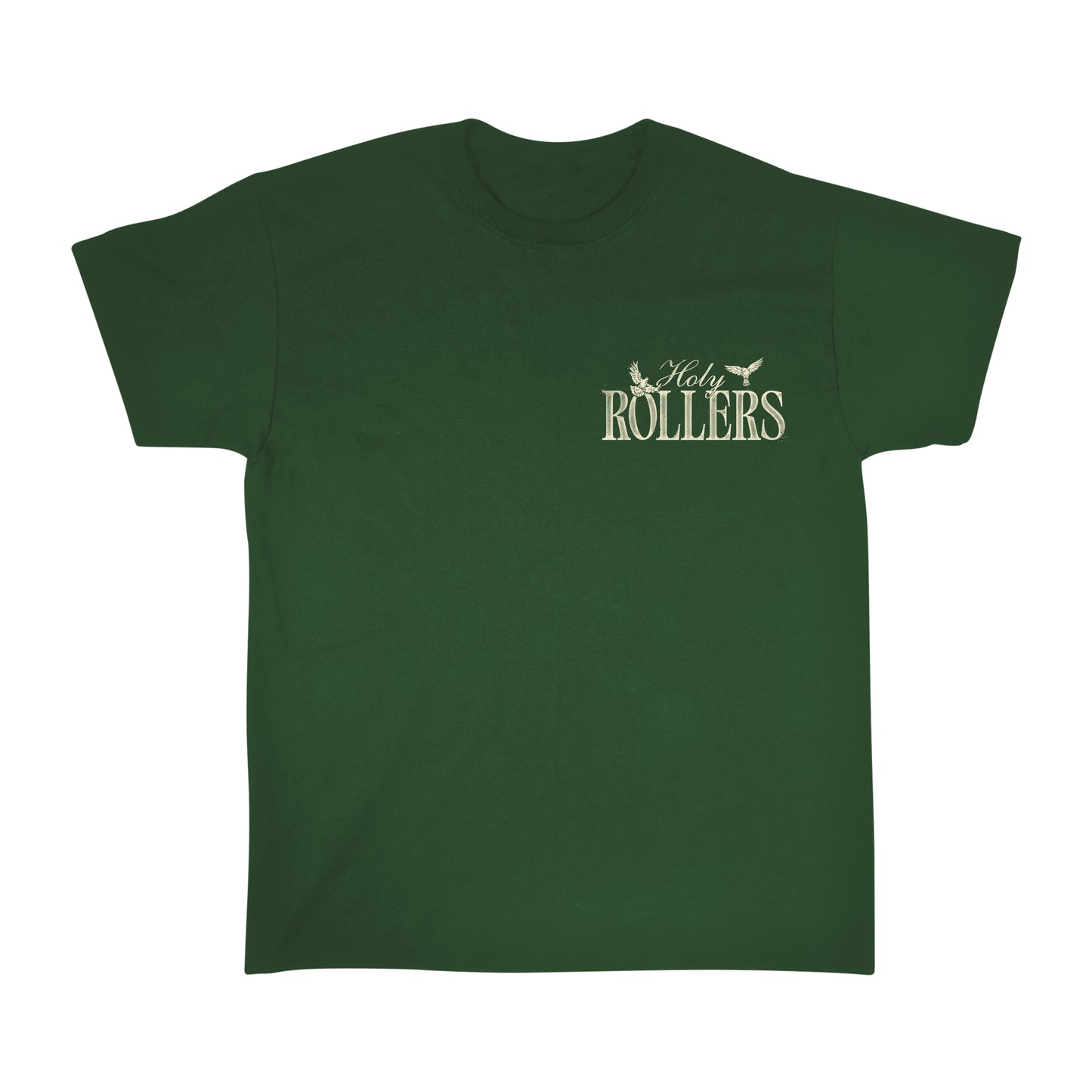 Holly Rollers - Forest Green Tee